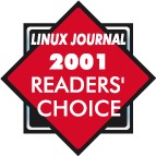 Linux Journal 2001 Readers' Choice